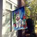 Komondor Christmas Reindeer House Flag Large Porch Sleeve Pole Decorative Outside Yard Banner Artwork Wall Hanging, Polyester, House Size, Multicolor_maomaolike.com