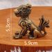 Large Antique Dragon Nine Sons Accessories Chishi Tou Tuo Ornaments Decorative Handheld Brass Crafts_maomaolike.com