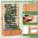 Wooden Raised Garden Bed 59 Inch Tall Elevated Planter Box With Vertical Trellis For Gardens, Patios, Balconies, Entryways, Or Sunrooms_maomaolike.com