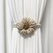 Linen Flower Tie Pin Binding Strap Japanese Style Homestay Adjustable Storage Rope_maomaolike.com