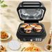 Stainless Steel Splatter Shield IG651 Air Fryer Accessories For Ninja Foodi Smart XL Pro 7-in-1 Indoor Grill_maomaolike.com