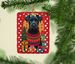 Giant Schnauzer Holiday Christmas Porcelain Ornament Christmas Tree Hanging Decorations For Home Christmas Holiday, Rectangle, Gift, Multicolor_maomaolike.com