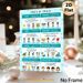 Parts Of Speech Educational Painting Poster, Informative Illustrated English Grammar Poster, Practical Aid For Learning English Parts Of Speech, Ideal_maomaolike.com