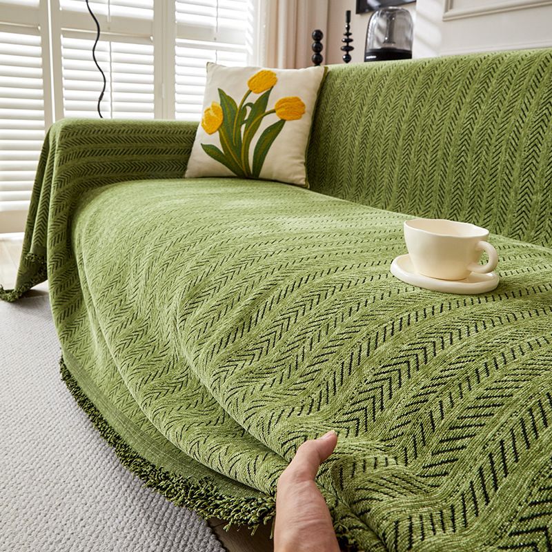 Cover、Durable 、Nordic Solid Color Cover Full Coverage All-Season Simple Modern Throw Cat-Proof Sofa Slipcover Blanket_maomaolike.com