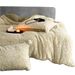 Fleece-Lined Thickened Autumn Winter Warm Milk Velvet Four-Piece Set Double-Sided Coral Fleece Duvet Cover Simple Luxury Carved An_maomaolike.com
