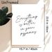 Cozy Lifestyle Quote Painting Poster, Minimalist Handwritten Script Poster, Warm Relatable Message Ideal For Bedroom, Living Room_maomaolike.com