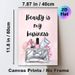 Beauty & Makeup Themed Painting Poster, Sparkly Pink Glamorous Cosmetic & Handbag Scene Poster, Motivational Quote Design Ideal For Beauty Salon_maomaolike.com