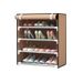 Dustproof Shoe Rack Shoe Cabinet Organizer Multi-Tier Shoe Shelf Storage Rack Small Shoe Rack For Dorms And Home Simple Space-Saving_maomaolike.com