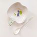 Dinosaur Cartoon Cute Baby Eating Food Supplement Tableware Household Children's Special Bamboo Fiber Rice Bowl_maomaolike.com
