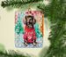 Sussex Spaniel Christmas Porcelain Ornament Christmas Tree Hanging Decorations For Home Christmas Holiday, Rectangle, Gift, Multicolor_maomaolike.com