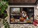 English Bulldog Fall Kitchen Pumpkins Doormat Front Door Mat Indoor Outdoor Rugs For Entryway, Non Slip Washable Low Pile, 24H X 36W_maomaolike.com