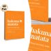 Hakuna Matata Themed Painting Poster, Warm-toned Minimalist Typographic Poster, Positive Relaxing Quote Decor, Ideal For Living Room, Bedroom And Home_maomaolike.com