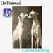 Greyhound Themed Painting Poster, Soft-toned Realistic Two Greyhounds Poster, Elegant Canine Artwork, Ideal For Living Room, Bedroom And Pet_maomaolike.com