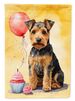 Welsh Terrier Happy Birthday Garden Flag Mailbox Flag Decorative Yard Flag Banner Outside Patio Artwork Yard Flower Beds, Garden Size, Multicolor_maomaolike.com