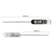 1PCS TP300 Digital Thermometer For Meat Cooking Food Probe BBQ Electronic Oven Kitchen Tools Portable_maomaolike.com