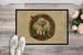 Poodle Christmas Flowers Doormat Front Door Mat Indoor Outdoor Rugs For Entryway, Non Slip Washable Low Pile, 24H X 36W_maomaolike.com