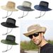 Hot Sale Outdoor Breathable Mesh Camouflage Bucket Protection Hunting Wide Brim Fishing Hiking Cap Mens Womens Sun Visor Hat_maomaolike.com