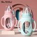 Baby Bottle Dual Use And Children Drinking Cup Bottle Grip Handle For Natural Wide Mouth PP Glass Silicone Handle_maomaolike.com