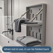 Clothes Toilet Shelf Shower Bathroom Wall-Mounted Storage Towel Rack No-Drill Adhesive Thickened_maomaolike.com