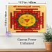 Baglamukhi Yantra Religious Mandala Painting Poster, Vibrant Traditional Sacred Hindu Symbol Poster, Serene Spiritual Decor Ideal For Home Meditation_maomaolike.com