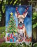 American Hairless Terrier Christmas Reindeer Garden Flag Mailbox Flag Decorative Yard Flag Banner Outside Patio Artwork Yard Flower Beds, Garden Size, Multicolor_maomaolike.com