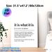 It Is What It Is Themed Painting Poster, Minimalist Typographic Text Poster, Witty Relatable Definition Design, Ideal For Home Office, Living Room_maomaolike.com