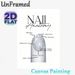 Nail Anatomy Painting Poster, Sleek Clear Nail Structure Diagram Poster, Informative Nail Anatomy Guide Ideal For Nail Salon, Beauty Studio_maomaolike.com