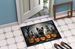 Cairn Terrier Spooky Halloween Doormat Front Door Mat Indoor Outdoor Rugs For Entryway, Non Slip Washable Low Pile, 24H X 36W_maomaolike.com