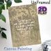 Bible Verse Matthew 11:28 Painting Poster, Vintage Sketch-style Hand-drawn Forest & Cottage Poster, Inspirational Religious Quote Decor For Home_maomaolike.com