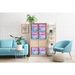 Fabric Storage Cubes - 6 Foldable Tie Dye Organizing Cubbies, Toy Box & Closet Organizer, 6 Count_maomaolike.com