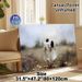 Jesus Companion Religious Painting Poster, Soft Misty Serene Meadow Walking Scene Poster, Peaceful Spiritual Decor Ideal For Home, Prayer Room_maomaolike.com