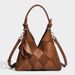 Handwoven Patchwork Large Capacity Commuter Bucket 2026 New Style High-end Versatile Shoulder Crossbody Bag_maomaolike.com