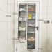 Door Storage Hanging Bag Wall-mounted Non-woven Transparent Bag Storage Bag Bathroom Wall Rack Dormitory Supplies_maomaolike.com