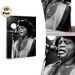 Soul Music Performer Painting Poster, Vintage Monochrome Live Performance Poster, Captures Passionate Stage Energy, Ideal For Music Studio And Living_maomaolike.com