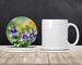 Colorado Rocky Mountain Columbine In Watercolor Large Sandstone Coasters Pack Of 4 Absorbent Round Coasters Decor Gifts For Men Or Women, 4 In, Multicolor_maomaolike.com