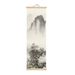New Chinese Style Solid Wood Hanging Decorative Scroll Beautiful Landscape Sofa Background Wall Spray Painting_maomaolike.com