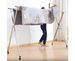 SOGA 2.0m Portable Standing Clothes Drying Rack Foldable Space-Saving Laundry Holder With Wheels_maomaolike.com