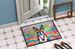Boston Terrier Hippie Dawg Doormat Front Door Mat Indoor Outdoor Rugs For Entryway, Non Slip Washable Low Pile, 24H X 36W_maomaolike.com