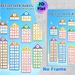 Addition And Subtraction Number Houses Math Table Painting Poster, Colorful House-shaped Arithmetic Chart Poster, Practical Guide For Learning Basic_maomaolike.com