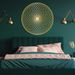 Sacred Geometry Wall Art, Spiritual Metal Yantra & Mandala Sculpture_maomaolike.com