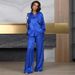 Women's clothing two-piece suits high-end long-sleeved loose leopard print spring fashion casual women's suits for women_maomaolike.com