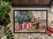 Airedale Terrier Cozy Christmas Doormat Front Door Mat Indoor Outdoor Rugs For Entryway, Non Slip Washable Low Pile, 24H X 36W_maomaolike.com