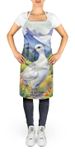 Alaska Willow Ptarmigan Apron Cooking Kitchen Server Baking Crafts Gardening For Adult Women Men, Unisex, Large, Multicolor_maomaolike.com