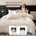 Silky Smooth Ice Silk Summer Bedding Set, Cool Naked Sleep Bed Linen, Optional Three-Piece Four-Piece Duvet Cover Sheet Kit For Household Bedroom
_maomaolike.com