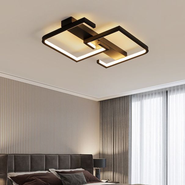 Nordic Remote Control Lights Modern Bedroom Light 220v Living Room Black Dimmable Led Ceiling Lamps Lighting_maomaolike.com