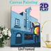 Stonewall Inn Building Painting Poster, Colorful Retro Architectural Scene Poster, Nostalgic Urban-themed Artwork, Suitable For Home, Café And Lounge_maomaolike.com