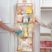 Doll Storage Hanging Bag Behind Door Plush Doll Storage Artifact Transparent Dustproof Pendant Storage Bag_maomaolike.com