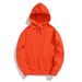 Men's Clothing retro pure cotton sweater jacket pullover solid color large size hoodie_maomaolike.com