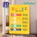 SMART Goal Setting Painting Poster, Colorful Infographic-style Poster, Practical Goal-planning Guide Ideal For Office, Workspace_maomaolike.com