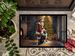 Border Collie And Santa Claus Doormat Front Door Mat Indoor Outdoor Rugs For Entryway, Non Slip Washable Low Pile, 24H X 36W_maomaolike.com